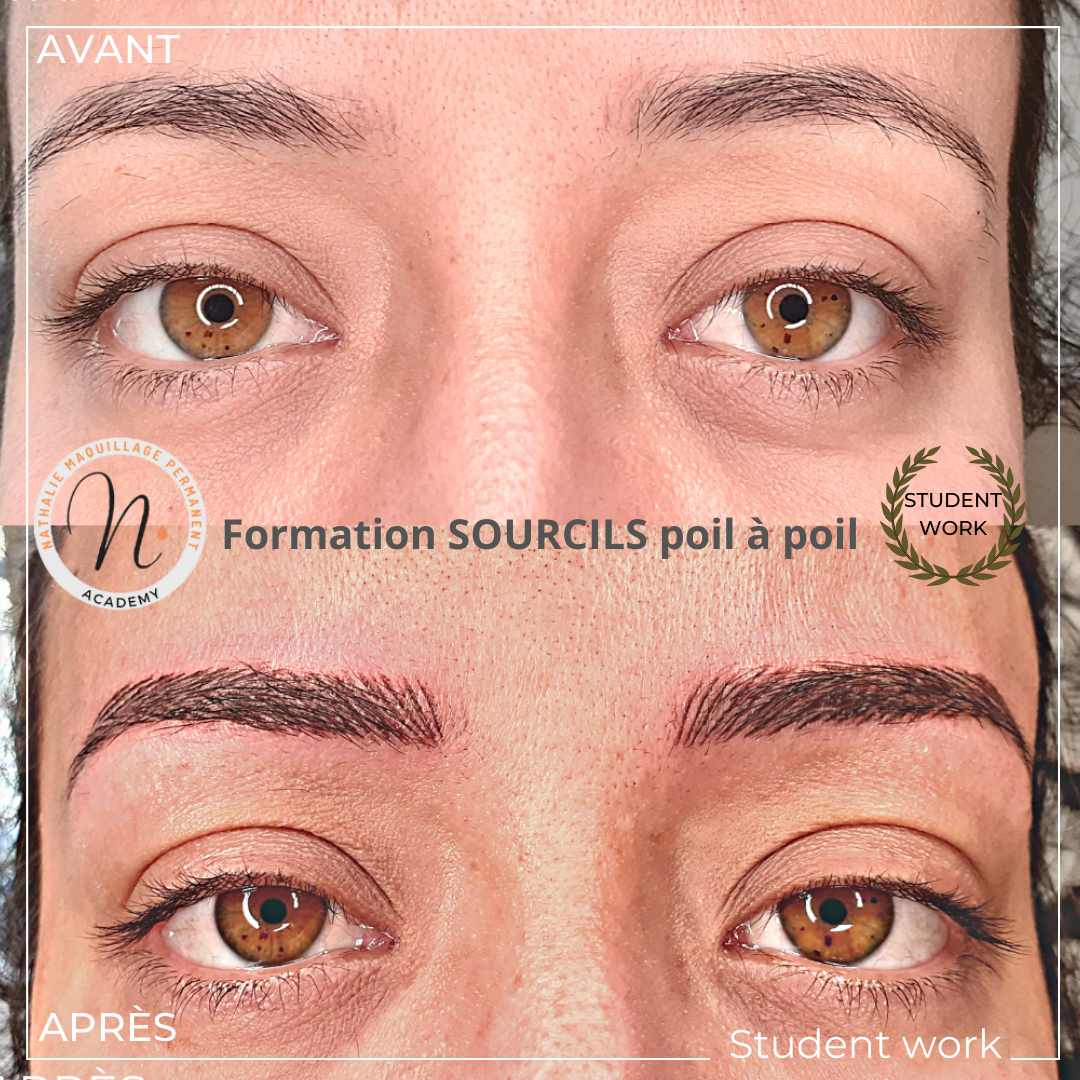 Formation sourcils poil à poil